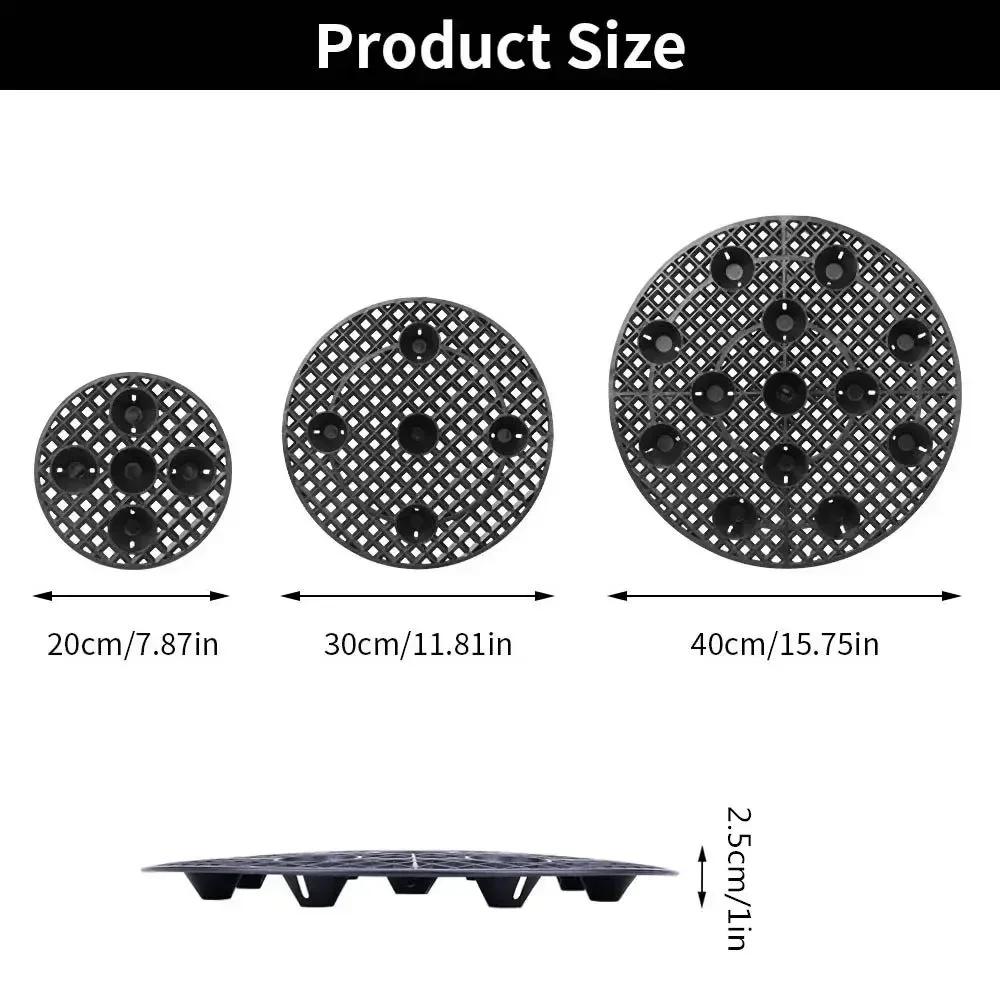 Flower Pot Plant Holder Prevent Rot and Damage Patio Deck Plant Stands Plant Level Pot Elevator Plant Pot Saucer Pot Tray