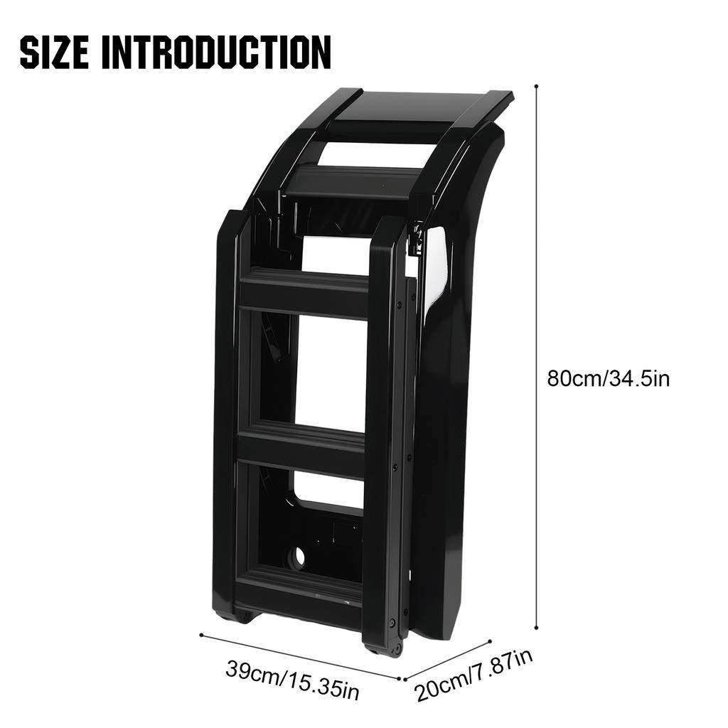 Car Ladder Roof Racks for Land Rover Defender 90 110 130 L663 2020-2024  Aluminum Alloy Side Ladder Deployable Side Ladder F