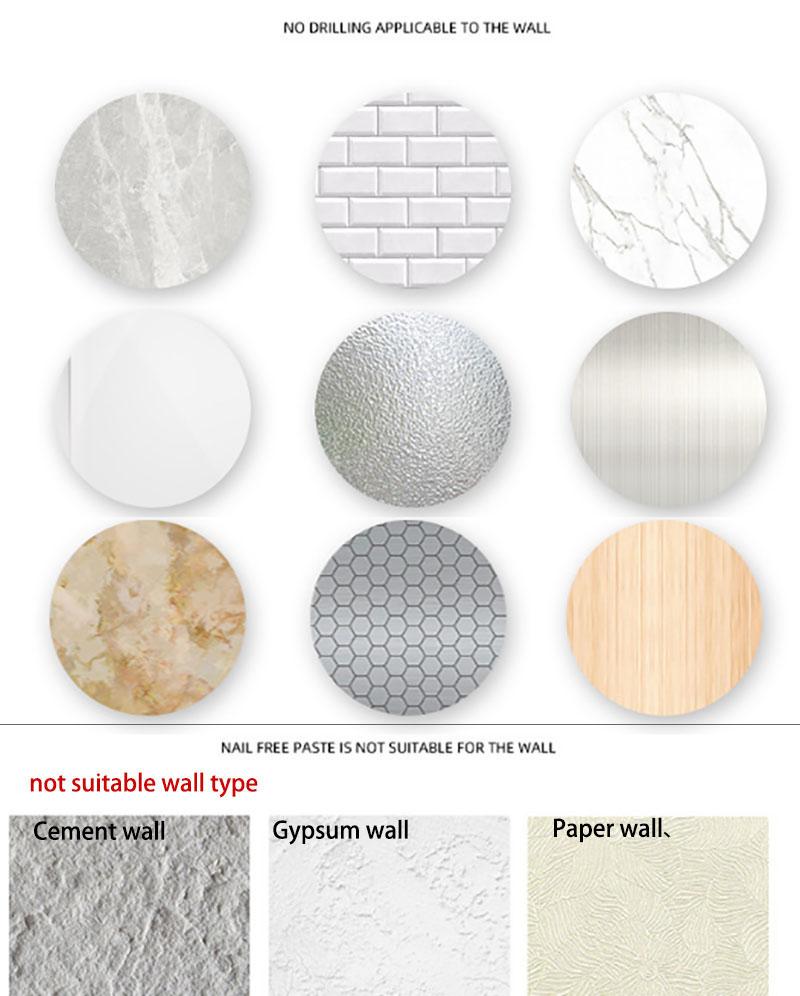 40 см серебряный держатель для полотенец из нержавеющей стали самоклеящаяся направляющая дрель без сверления перфоратор кухонная полка настенная фурнитура для ванной комнаты