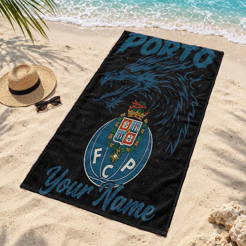FC Porto Custom Name Beach towels also serve as bath towels summer essential a musthave for the outdoors the beach and the pool