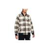 Двусторонняя свободная куртка в клетку, мужская куртка коричневого цвета DR6864-104