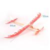 1 Set Elastic Rubber Band Powered Flying Airplane Plane Glider Educational Sciences DIY Assembly Toys for Children Kids