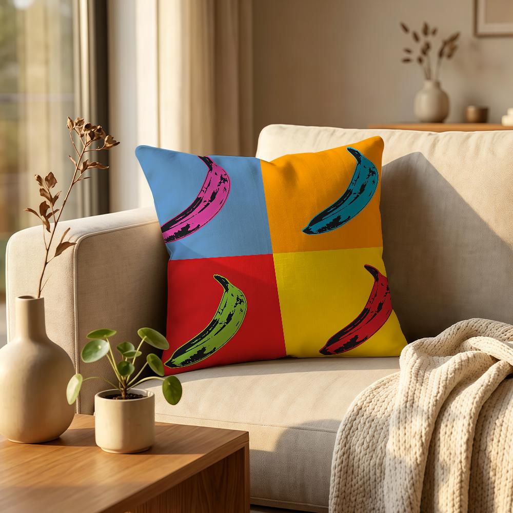 American artist AAndy WWarhol cushion cover Comfortable Decorative For Bedroom Living room Dormitory Picnic and Holiday