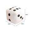 Dice Plush Doll Comfortable Soft PP Cotton Plush Dice Doll Funny