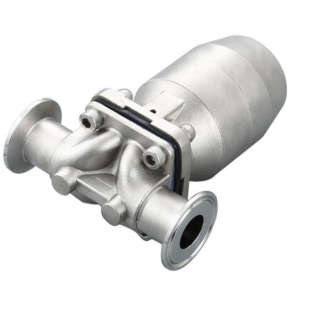 Stainless Steel DN8 DN10 Quick Connect 316 Diaphragm Valve for Food and Pharmaceutical Applications