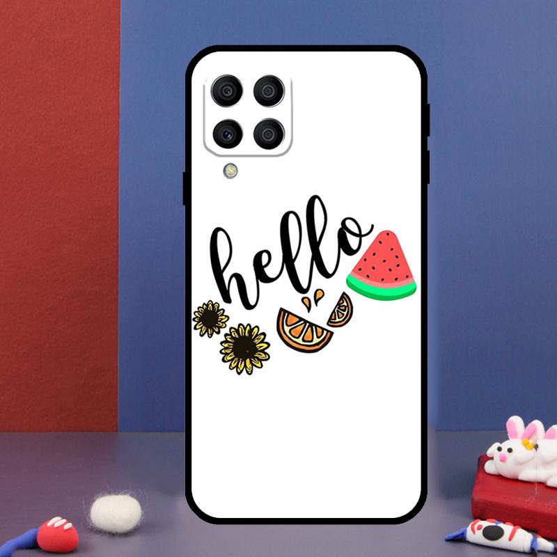 Чехол для телефона Hello Summer Flowers для Samsung Galaxy M12 M13 M33 M23 M53 M15 M55 M31 M51 M14 M34 M54 M20 M32 M52