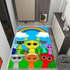 Colorful Creatures Gathering Floor Mat Perfect for Entryway Foyer Balcony Outdoor Antislip Carpet Decorate Offices Perfect Gift for Friends & Family