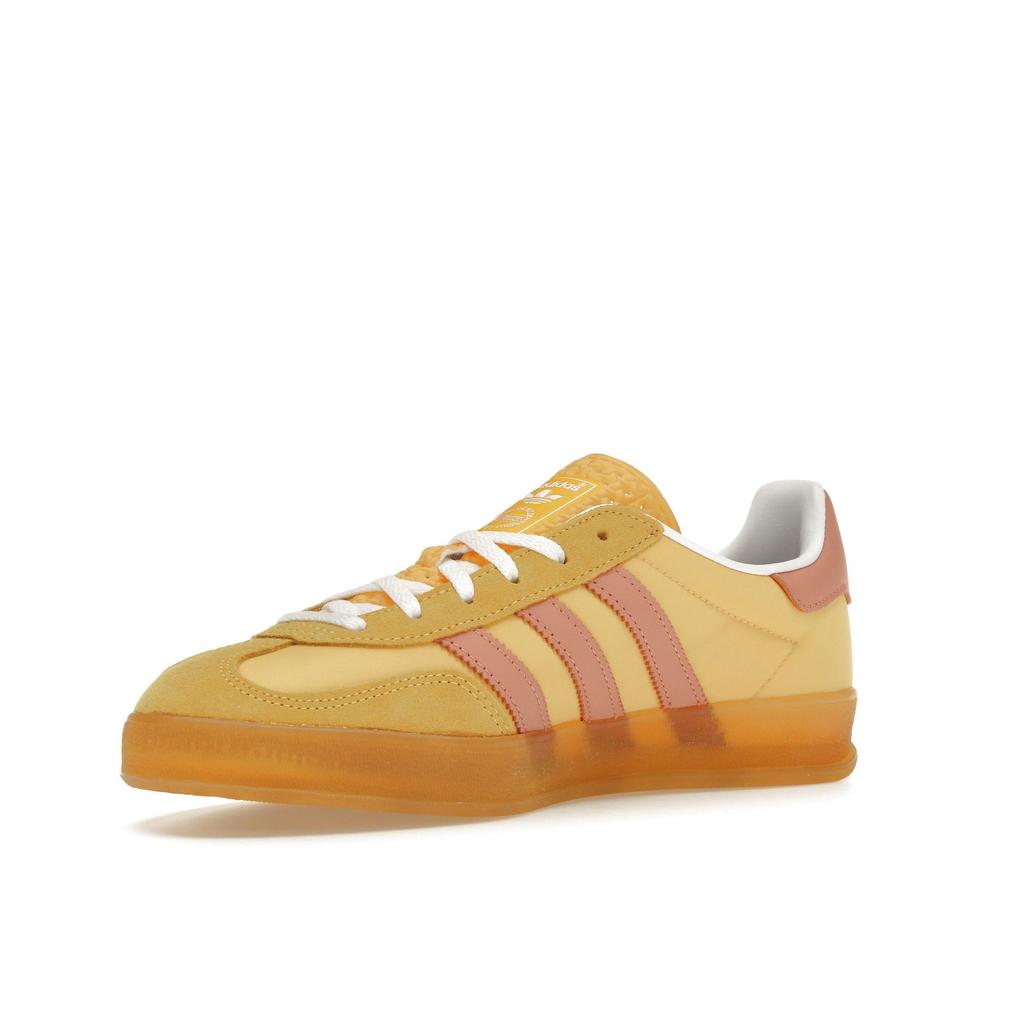 Adidas Gazelle Indoor Semi Spark Wonder Clay Женские кроссовки Желтый облачно-белый IE2959