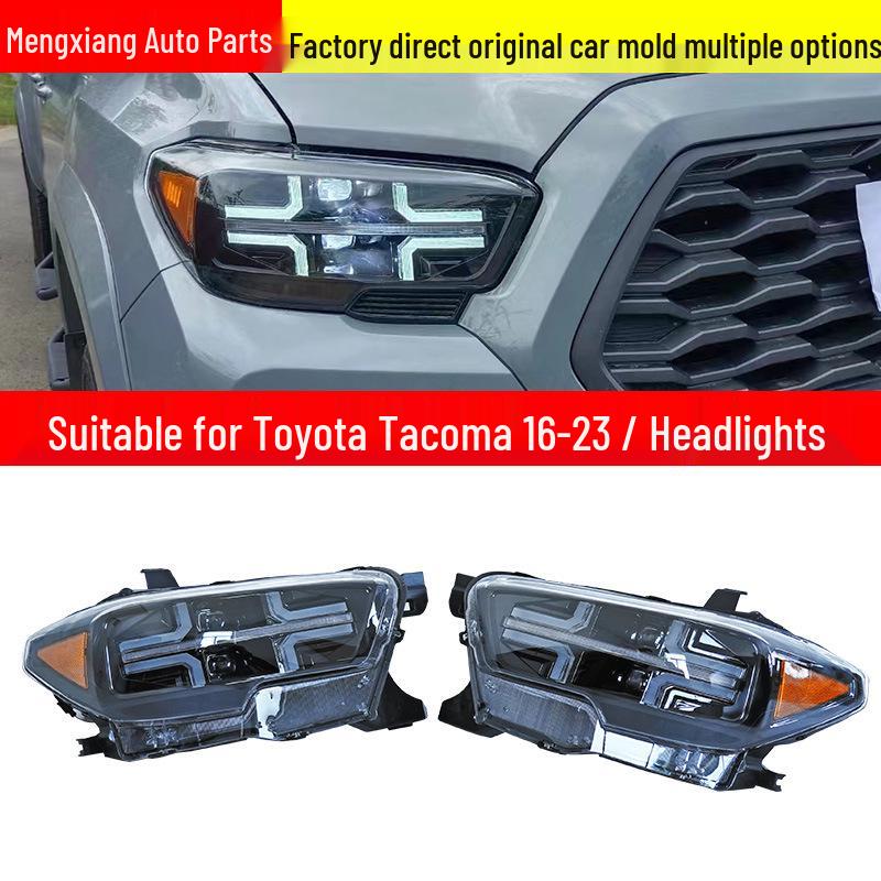 Совместимая сборка фар и задних фонарей для Toyota Tacoma 2016-2023 гг. со встроенными указателями поворота