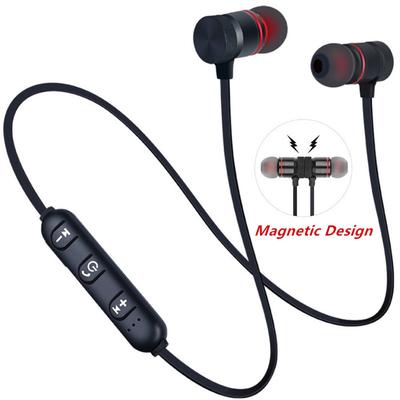 НОВЫЙ 5.0 Bluetooth наушники спортивные магнитные беспроводные стерео наушники с шейным ободом металлические наушники с микрофоном