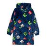 Childrens/Kids Icons Sherpa Fleece Oversized Hoodie Blanket