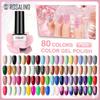 Colorful Gel Nail Polish UV LED Gel Polish Semi Permanent Soak Off Varnish Hybrid Gel Nail Glue