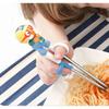 Edison 3D Stainless Steel Chopsticks Pororo + Patty, Mixed Colors, 1 Set