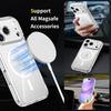 For IPhone 17 Mobile Phone Case Transparent Magnetic Suction for IPhone 16e Anti-fall Upgraded Lens Precision Hole 15promax Protective Case