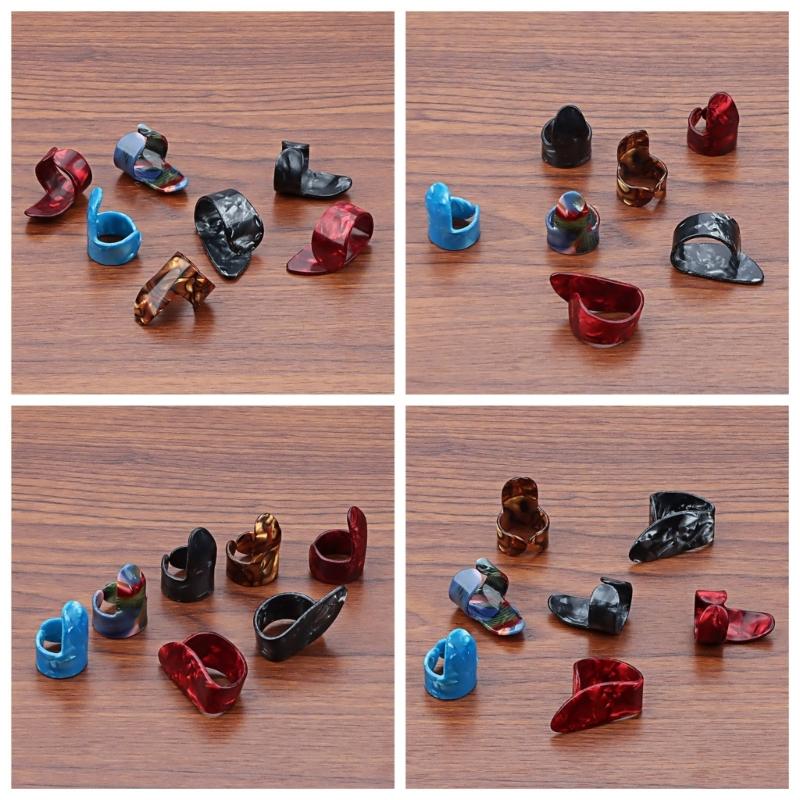 7 шт. Медиаторы для гитары Напальчники Медиаторы для электрогитары Медиаторы для укулеле Медиаторы для гитары