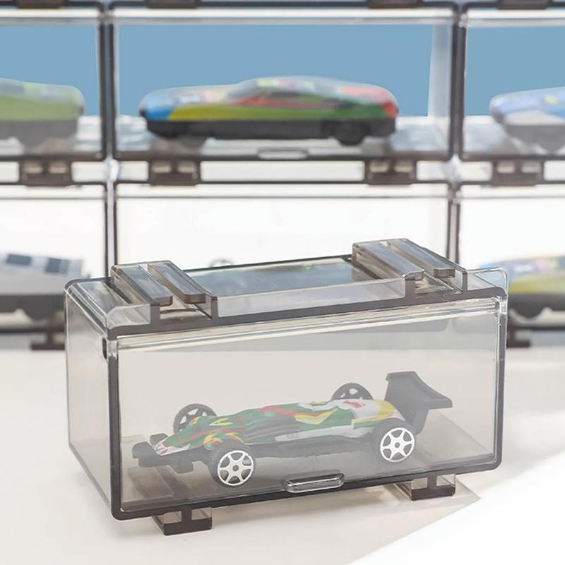 Игрушки для автомобилей Прозрачный пылезащитный Carro Модель Коллекция Дисплей Комбинируемый Корпус Акриловый Ящик Для Хранения Для Мальчиков Подарок