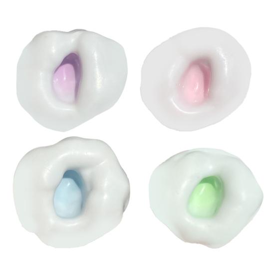 Мяч для снятия стресса, сенсорная игрушка, снимающая тревогу, сжимающая игрушка для детей, подростков и взрослых, переносная мягкая цветная игрушка для снятия стресса из термопластичной резины