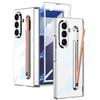 Новая модель подходит для складного мобильного телефона Samsung Z Fold7, прозрачный гальванизированный жесткий чехол, защитный чехол с интегрированным слотом для стилуса