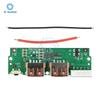 Модуль быстрой зарядки 22,5 В PD QC VOOC для DIY Power Bank, плата зарядки литиевой батареи 3,7 В с защитой схемы, светодиодный дисплей