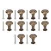 10 Sets Single Hole Handles 20x25MM Replacement Single Hole Drawer Cabinet Round Handle