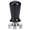 51mm Flat Base Stainless Steel Spring Coffee Tamper Powder Tamping Tool for Home Coffee Shop