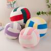 20-24Cm Simulation Volleyball Ball Plush Toy Cute Volleyball Props Pillow Accompany Soft Birthday Gifts Room Decor