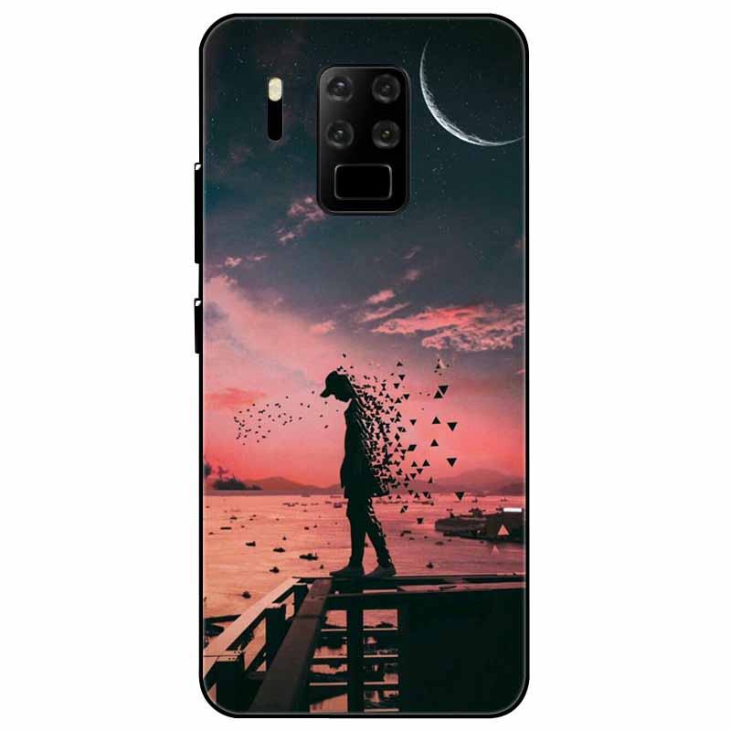 Для OUKITEL C18 Pro C21 C21Pro Чехол Силиконовый Черный Мягкий Защитный Funda Capa для OUKITEL C21 Pro C18 Pro Чехол TPU Мультяшный Чехол