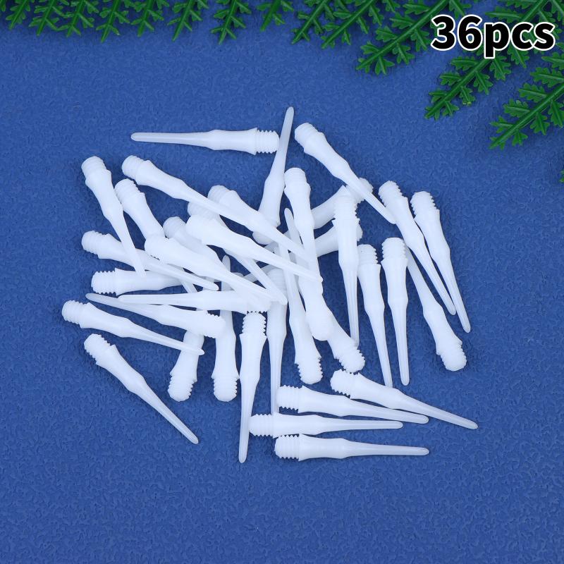 Replaceable Soft Plastic Dart Tips  Stubby Points Set with Durable Shafts for Darts Bar Practice