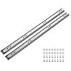 VEVOR Heavy Duty Drawer Slides, 80 cm 120.2 kg Load Side Mount Rails, for Cabinets, Kitchen, Workbench, RV, 3-Fold Full Extension Ball Bearing Rails