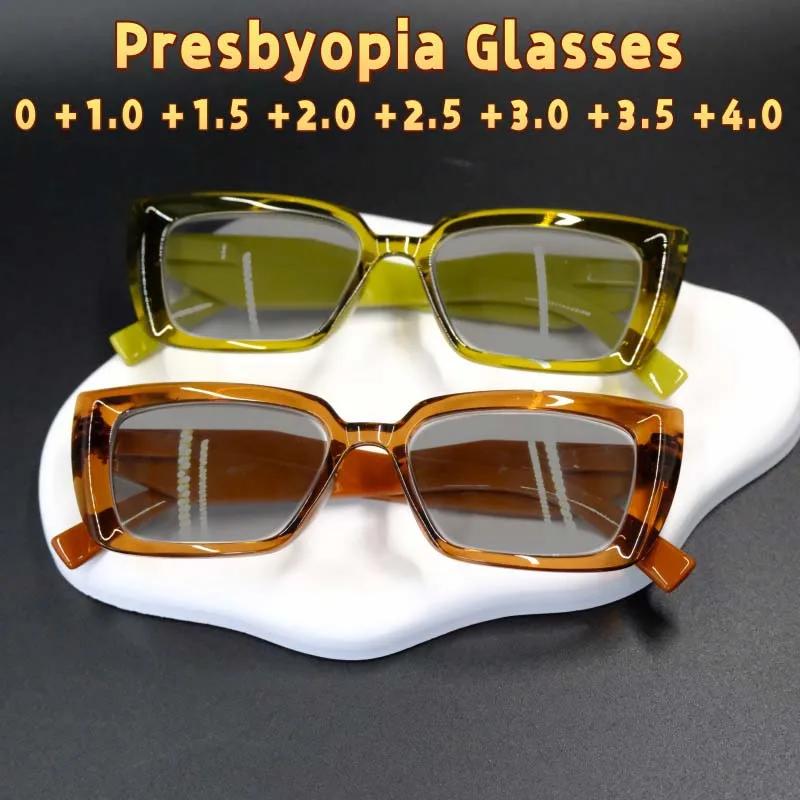 Новые винтажные квадратные солнцезащитные очки для пресбиопии для женщин и мужчин, роскошный бренд, очки для чтения, мужские и женские очки +1.5+2.0