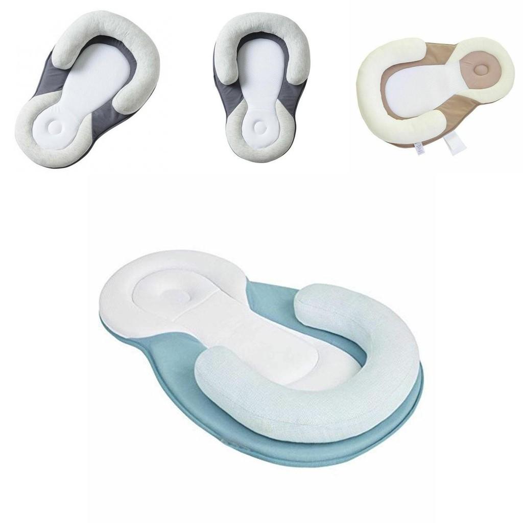 Подушка для формирования головы новорожденного с противопереворотной конструкцией для поддержки сна младенца