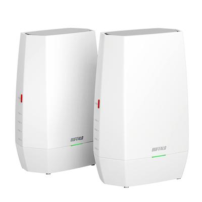 Беспроводной маршрутизатор Buffalo WiFi LAN 6 11ax 11ac AX3000 Mesh Комплект из 2 шт. подтвержден для iPhone 15 14 iPhone SE Nintendo Switch Эко-упаковка Wi-Fi /
