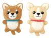 Hamanaka Felt Wool Fluffy Felt Dog Shiba Inu Chihuahua Strap Designed by Sachiko Susa Kit & H441-420
