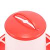 Red Reusable Chicken Water Poultry Handle Farm Supplies Feeders Feed Bucket Poultry Tool