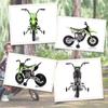 Electric Motorcycle for Kids, 12V Kids Motorcycle with Music, Children's Vehicle with Training Wheels, 3-6 Years, Green