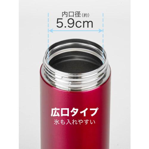 Wahei Freiz Large Capacity Stainless Steel Mug, 1L, Red, Keeps Hot or Cold, Vacuum Insulated, Perfect for Commuting, School, Office, or Going Out, Sta