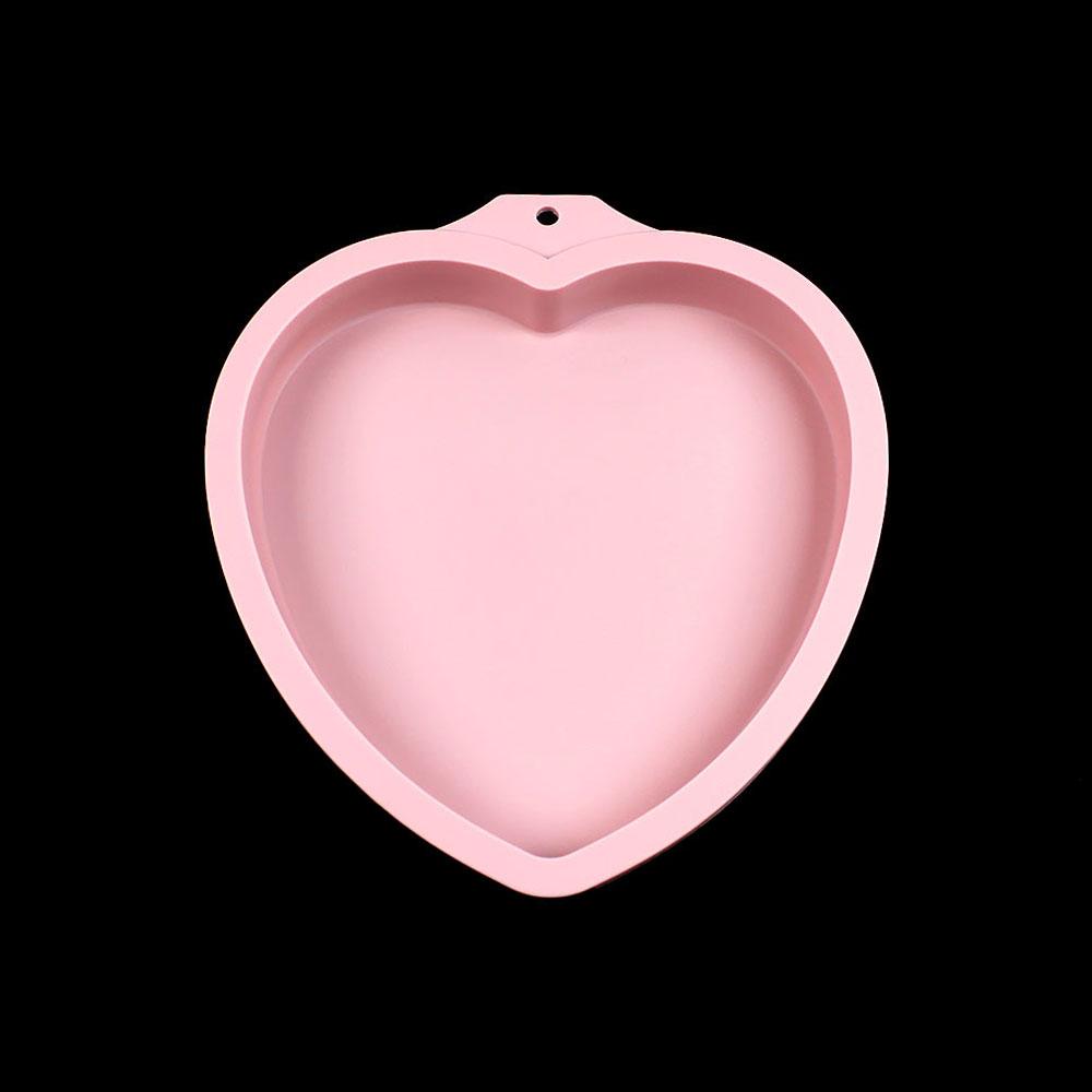 Silicone World 6/8-дюймовые силиконовые формы для тортов DIY Муссовый Радужный Многослойный Форма для торта Круглая Форма Сердца Форма для выпечки Инструменты для выпечки