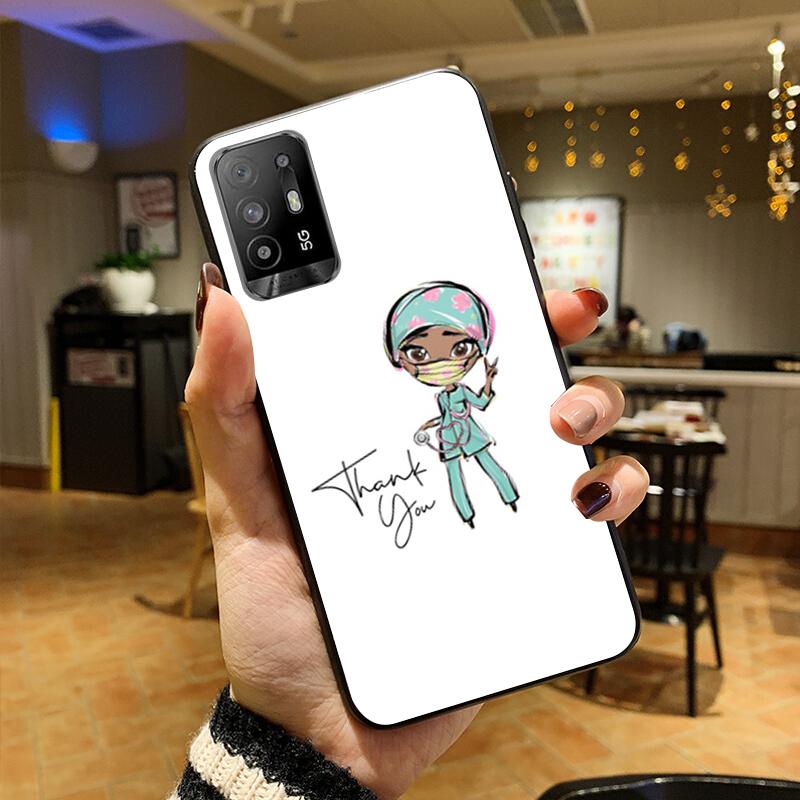 Medicine Nurse Doctor Phone Case for OPPO A54 A74 A94 A53S A9 A5 A15 A16 A91 A96 A76 Reno8 8Pro Reno2 Z