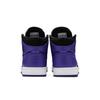 Air Jordan 1 Mid 'Dark Concord' (Unisex) Black / Dark Concord-White Vintage Basketball Shoes 554724 051