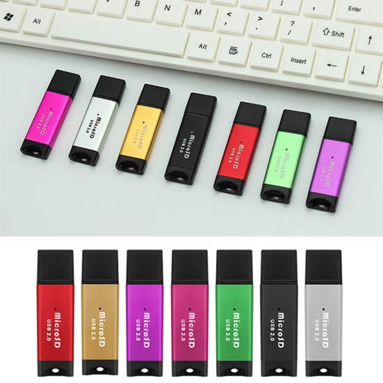 Высокоскоростной USB SD TF TransFlash 2 Micro Адаптер для чтения карт памяти