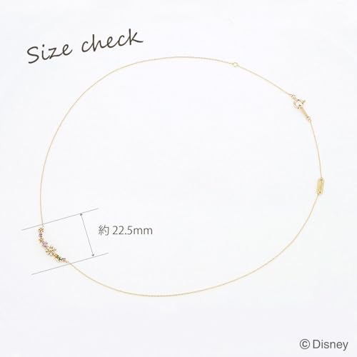 Disney Tangled Princess Pendant Necklace, 10K Yellow Gold, Flower Design, Christmas Jewelry, FPCDS20308