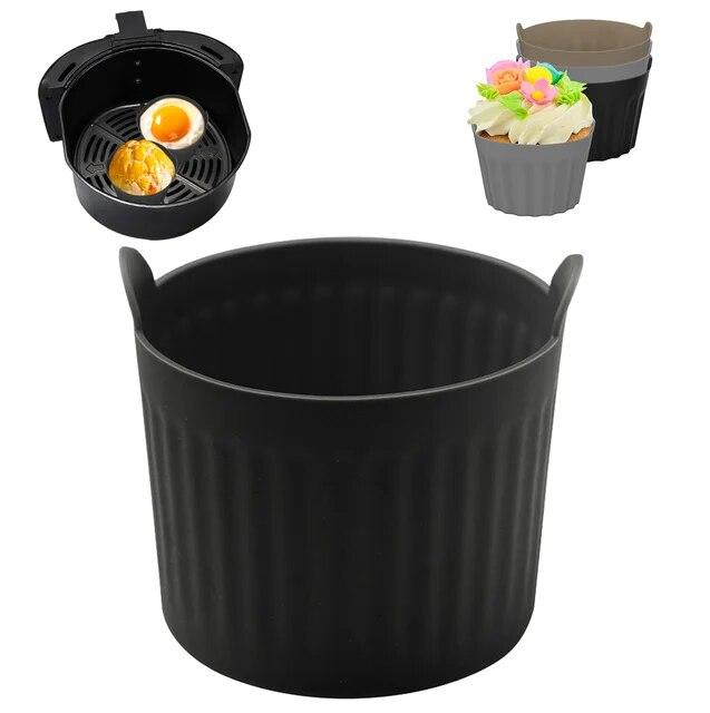 Мини-воздушная фритюрница, силиконовый противень, безопасная для пищевых продуктов многоразовая антипригарная форма, подушечки для микроволновой печи, коврик для выпечки, формы для вкладышей в духовку для фритюрницы