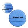 10/1PCS Microfiber Wax Applicator Pads Car Care Soft Wax Sponge With Finger Pocket Wax Applicator For Car Paint Interior Leather