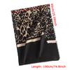 WTEMPO Retro Elegant Leopard Printed Scarves Women's Autumn Winter Casual Versatile Scarf Shawls Cold-proof Windproof Warm Outdoor Scarves