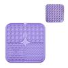 1pc Pet Lick Silicone Mat Dog Slow Food Plate Bathing Distraction Sucker Food Training Feeder Pet Supply