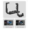 Handheld Camera Cage Aluminum Alloy with Cold Shoe Mount Numerous 1/4in And 3/8in Threaded Holes