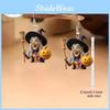 Halloween Pumpkin Witch Acrylic Cartoon Pendant Earrings For Women Casual Holiday