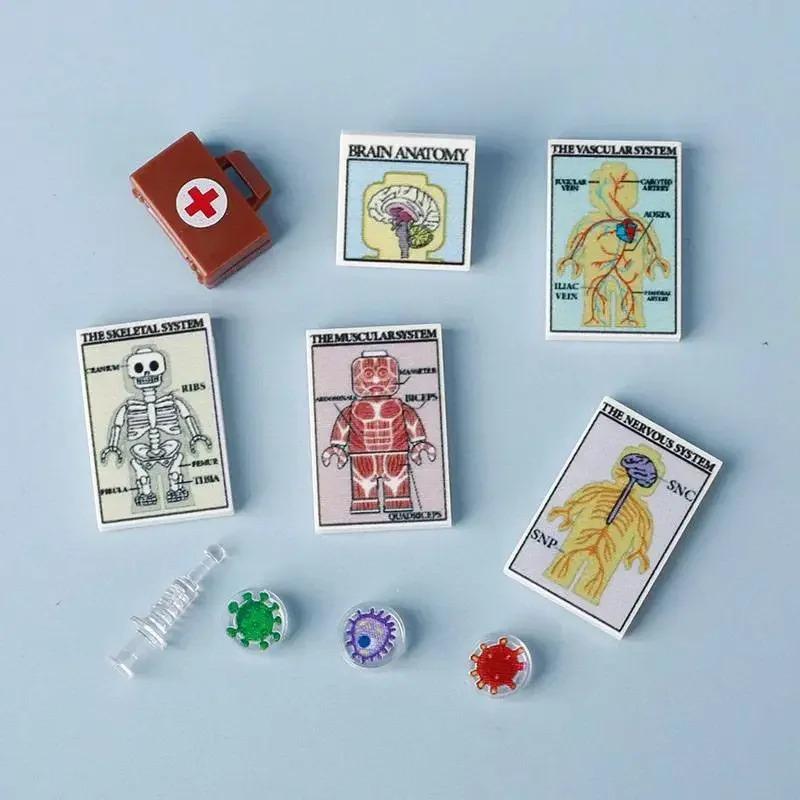 Конструктор Принтованные Кирпичики Морепродукты Овощи Мороженое Экспресс-посылка Компьютерный Контроллер Рождественские Хэллоуин Подарки MOC