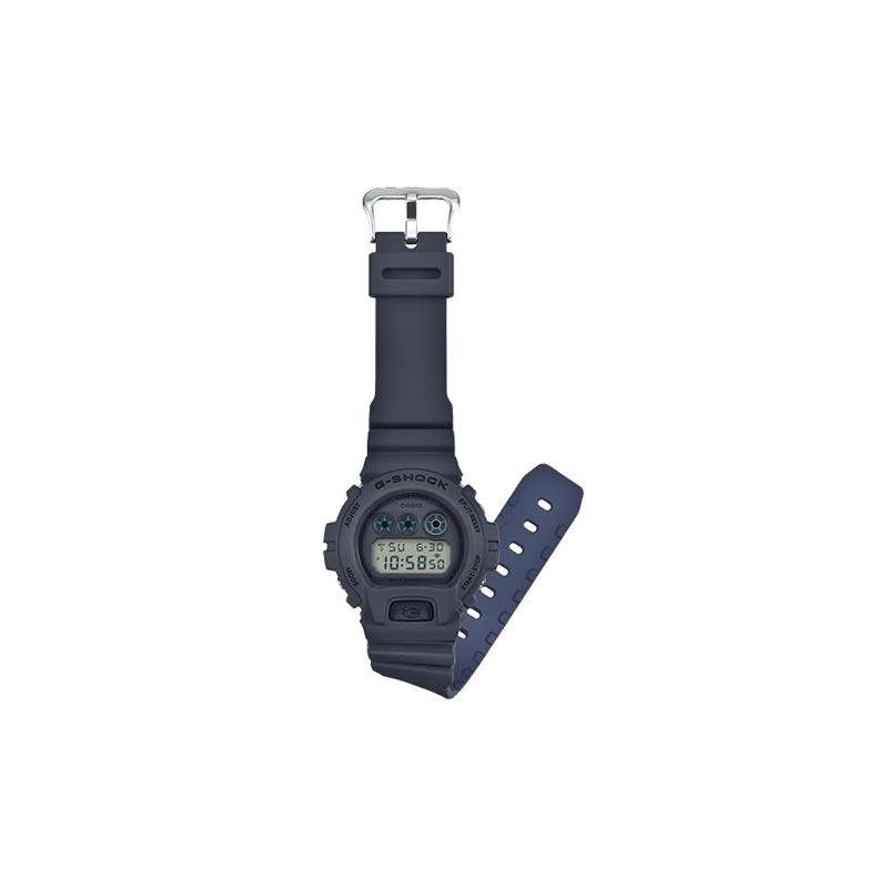 Casio Серия G-SQUAD водонепроницаемость 200 метров кварцевый механизм полимерный ремешок японские и корейские часы мужские часы серый циферблат DW-6900LU-8
