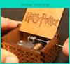 Harry Potter Engraved Wooden Music Box Vintage Storage Box Design